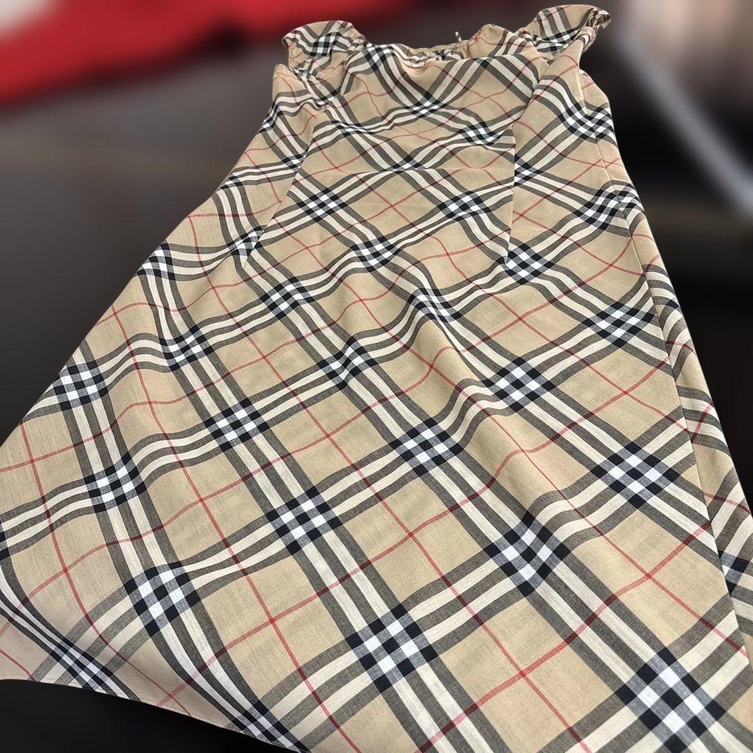BURBERRY ブルーレーベル ノバチェック ワンピース 38 ポリエステル毛
