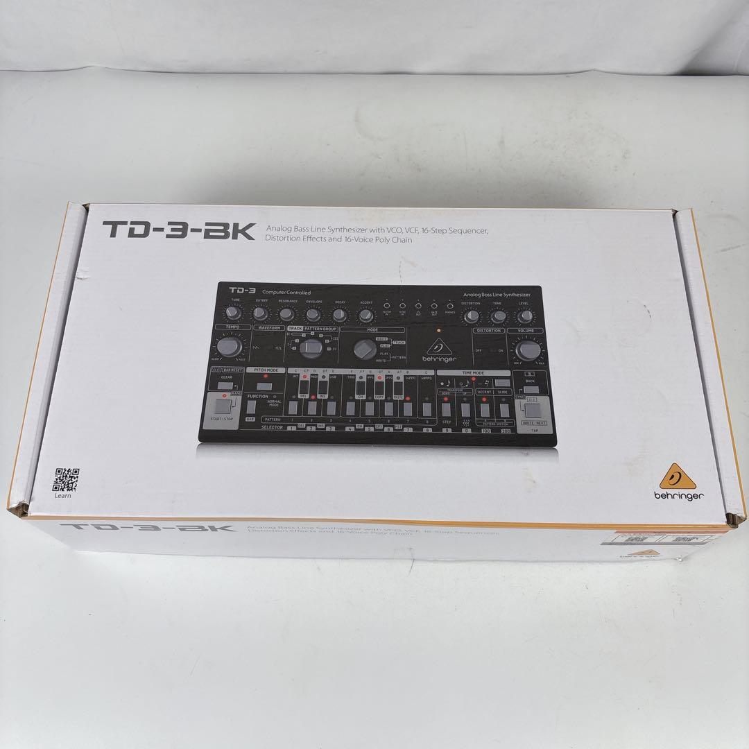 箱付 ベリンガー TD-3-BK アナログベースラインシンセサイザー