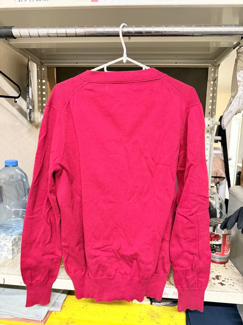 コ*ー様 PLAY COMME des GARÇONS 赤 M カーディガン