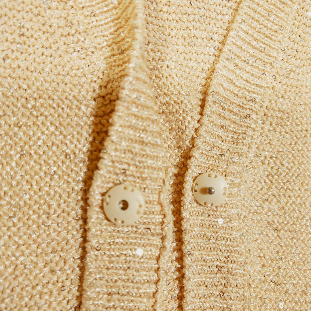 【新品タグ付き】 MaxMara Studio スパンコール カーディガン