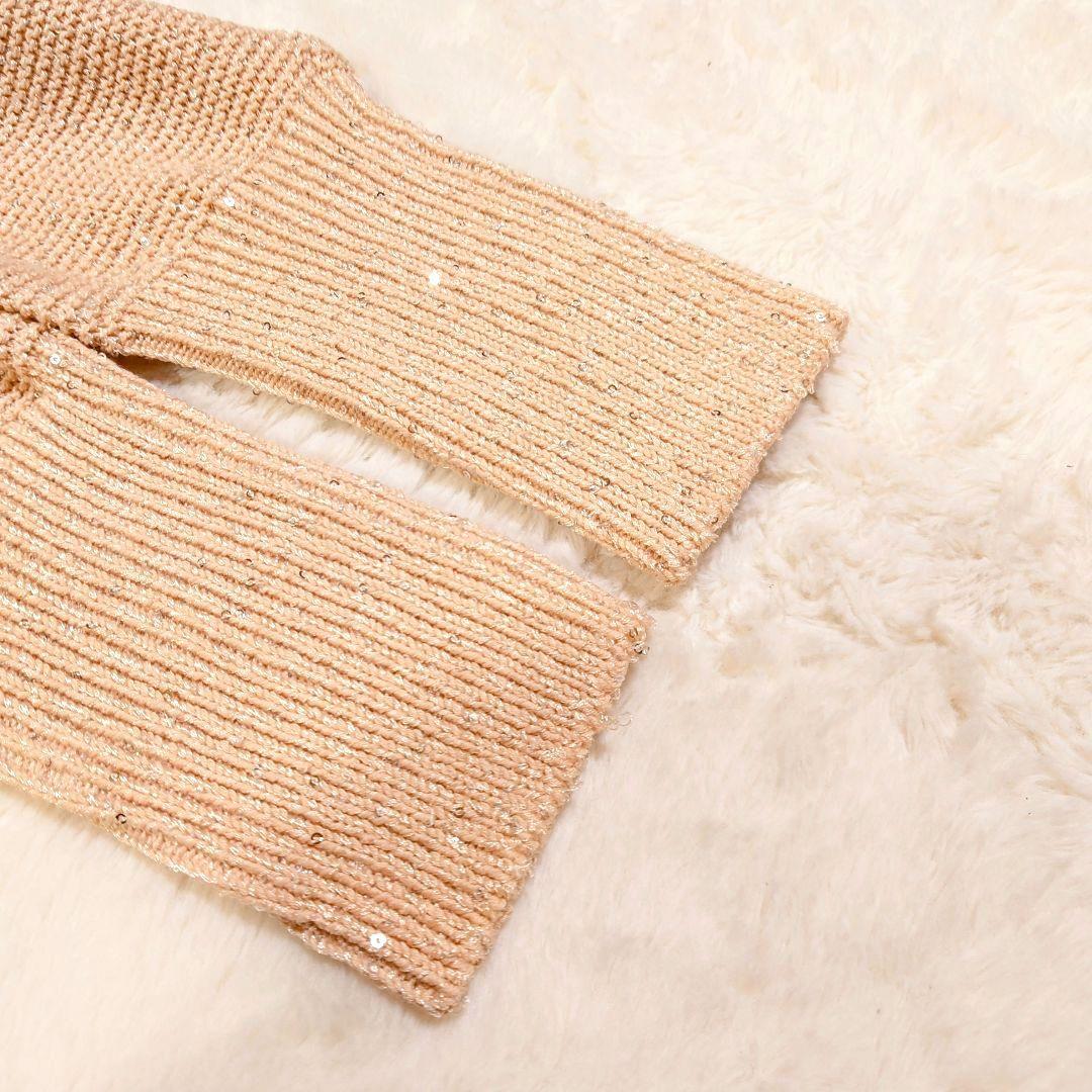 【新品タグ付き】 MaxMara Studio スパンコール カーディガン