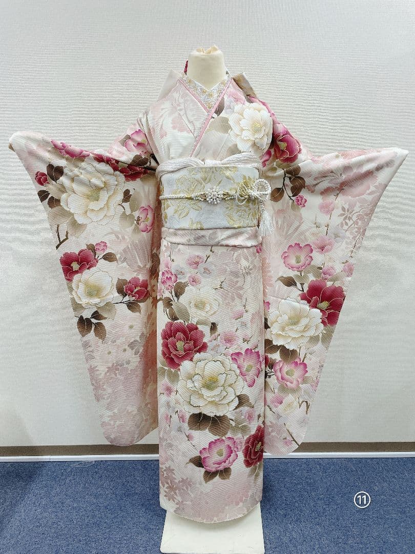 【157~170センチぐらいの方が適応サイズ】振袖フルセット　藤岡舞衣ブランド