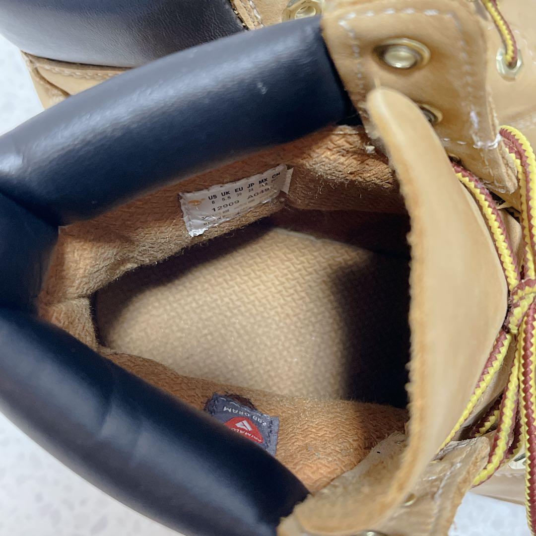 Timberland 6インチプレミアムブーツ　イエローブーツ　24cm