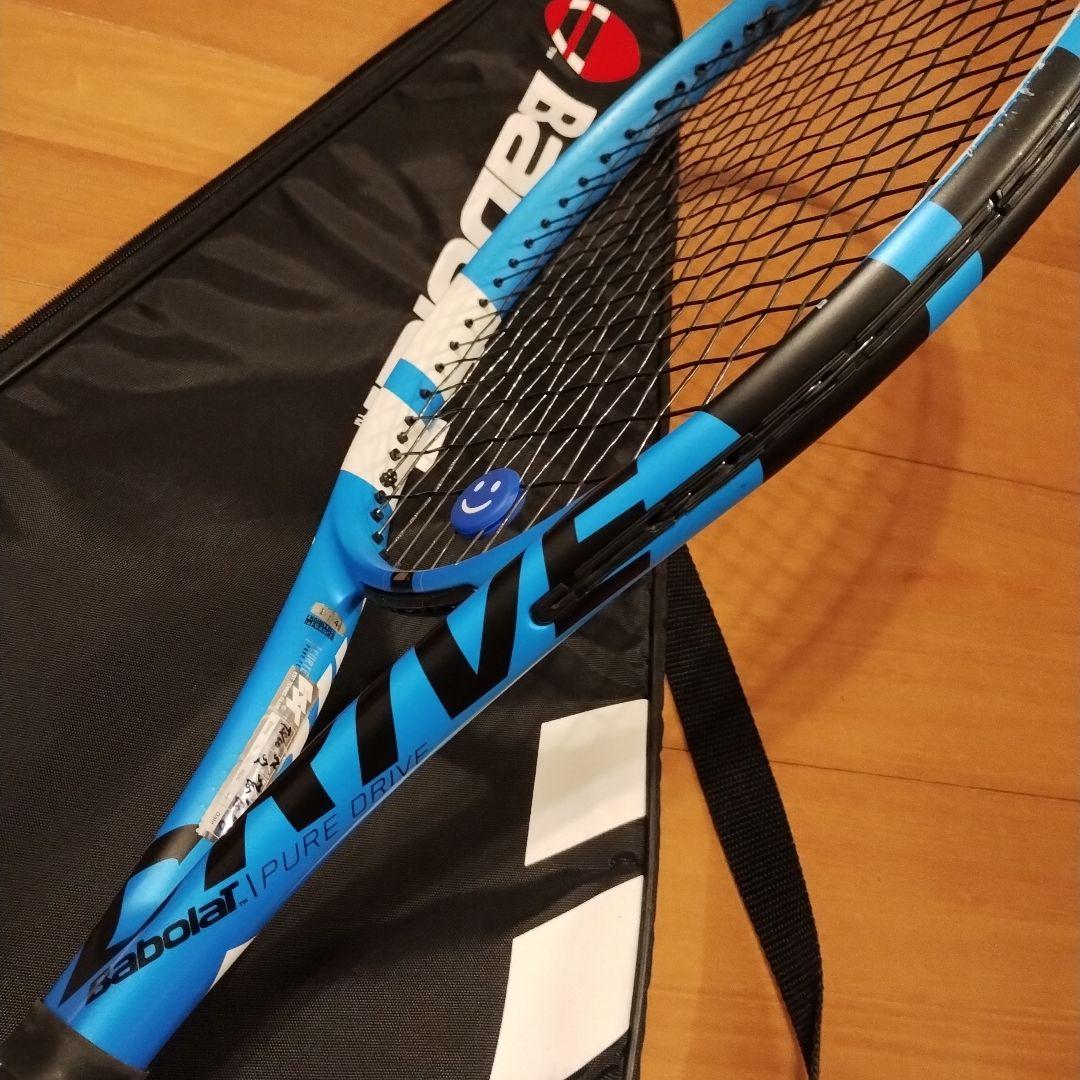 Babolat Pure Drive テニスラケット 青/黒 グリップ1