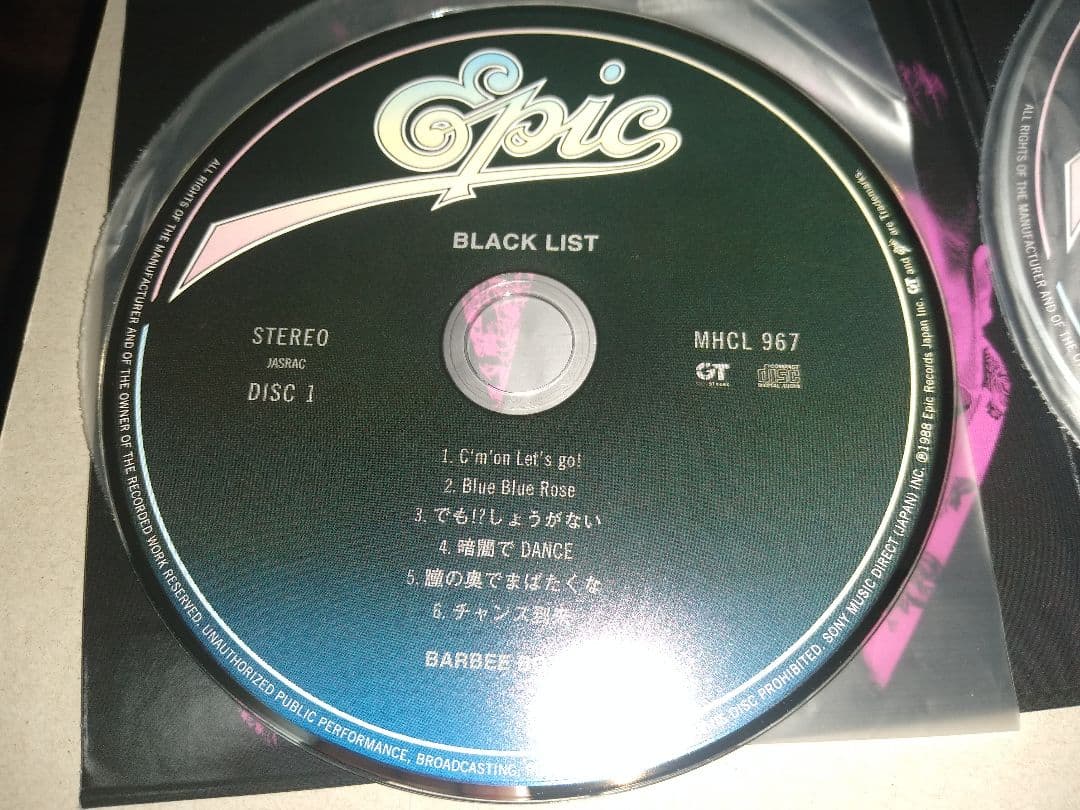 バービーボーイズ BLACK LIST 紙ジャケット仕様 BarbieBoys
