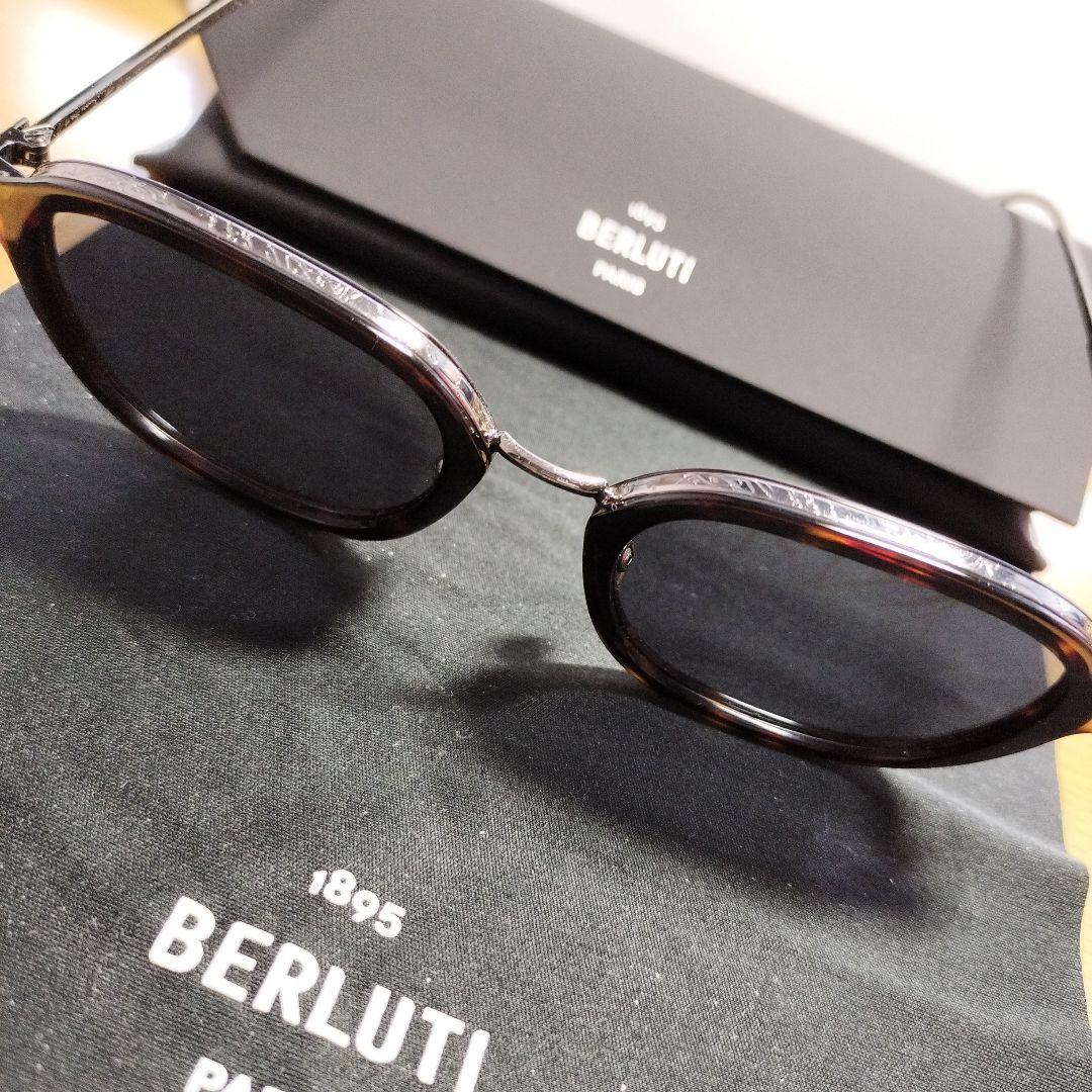 BERLUTI サングラス ブラウン ケース付き