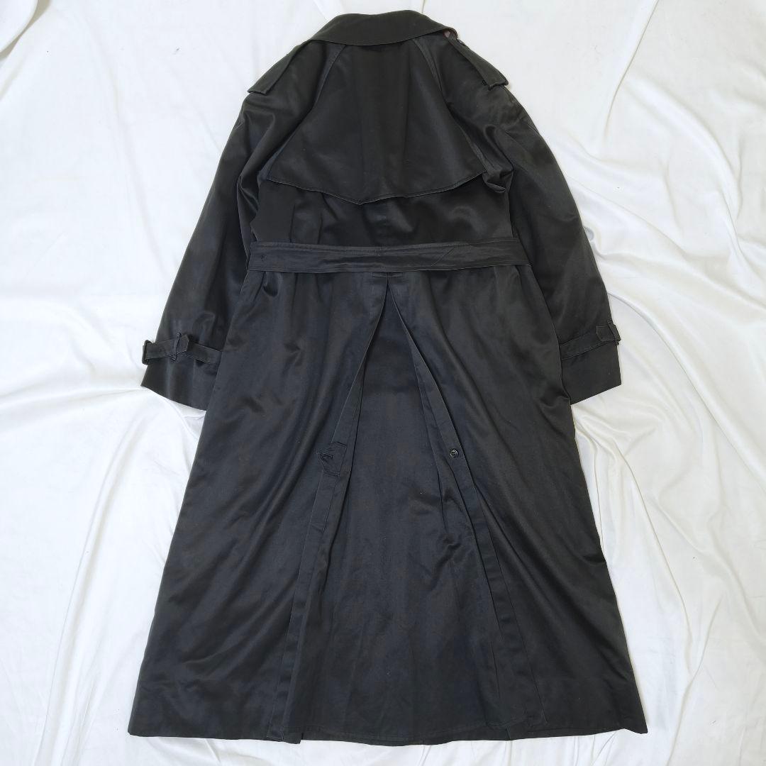 美品✨バーバリー トレンチコート 裏地ノバチェック ブラック M