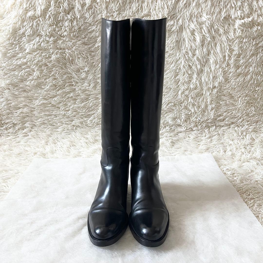 美品✨SARTORE サルトル　ロングブーツ　バックジップ　クロスストラップ