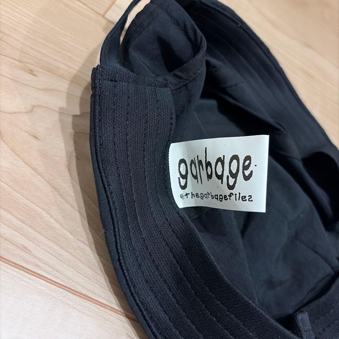 帽子 GARBAGE SOFT BRIM 6 PANEL CAP -black-