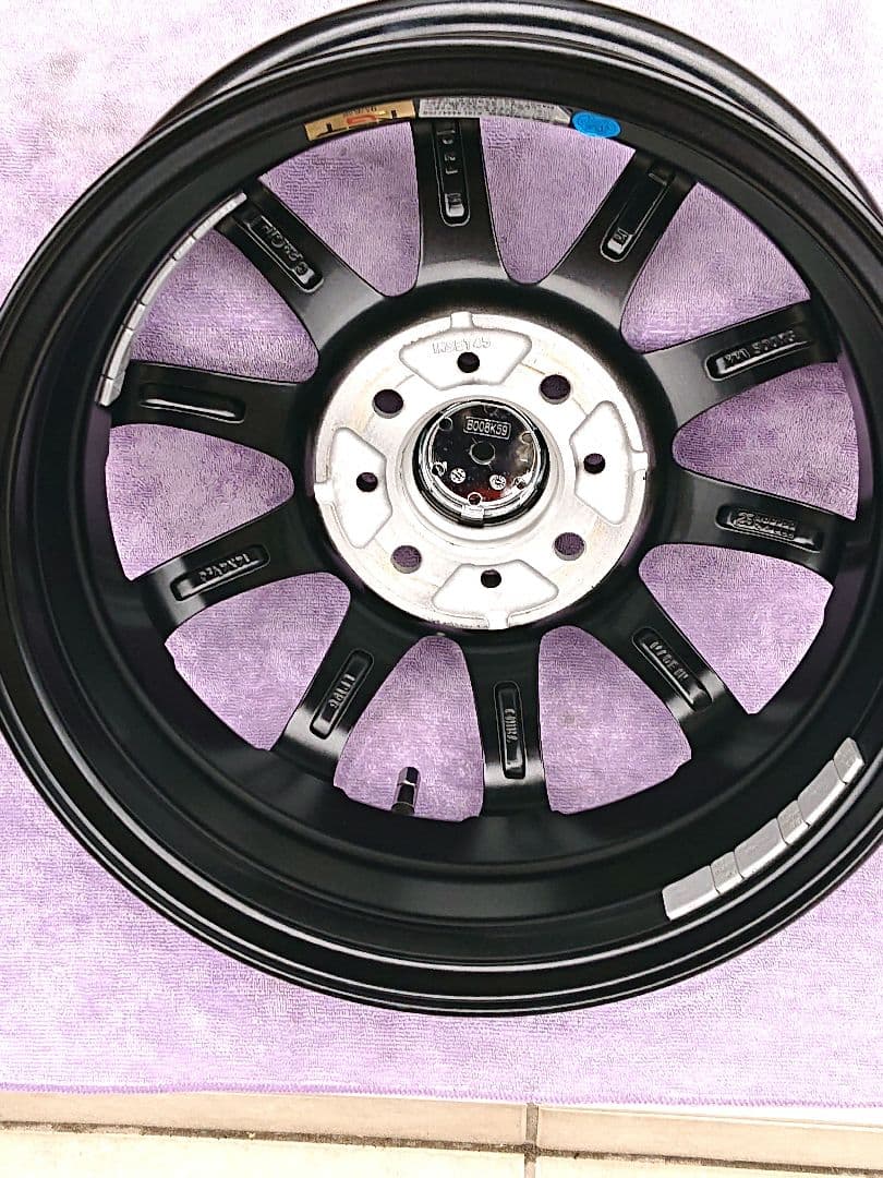 ②【極美品】軽自動車専用ホイール4本セット 14/4.5J 4/100 ＋45