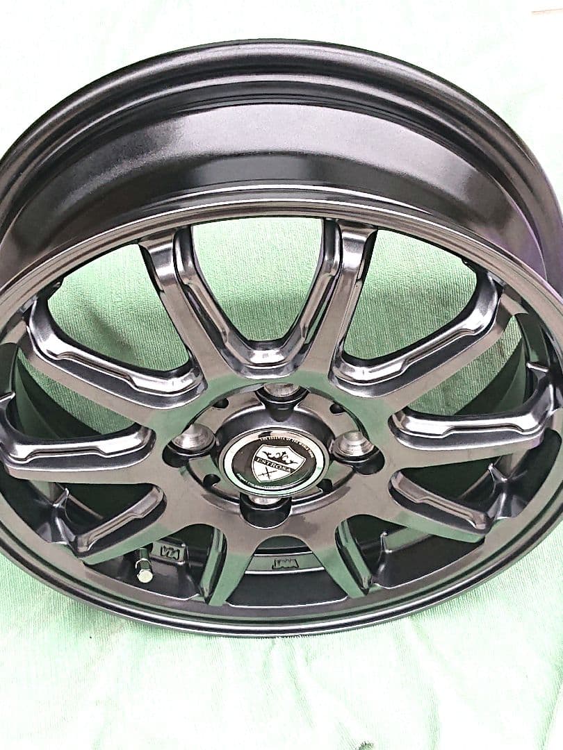 ②【極美品】軽自動車専用ホイール4本セット 14/4.5J 4/100 ＋45