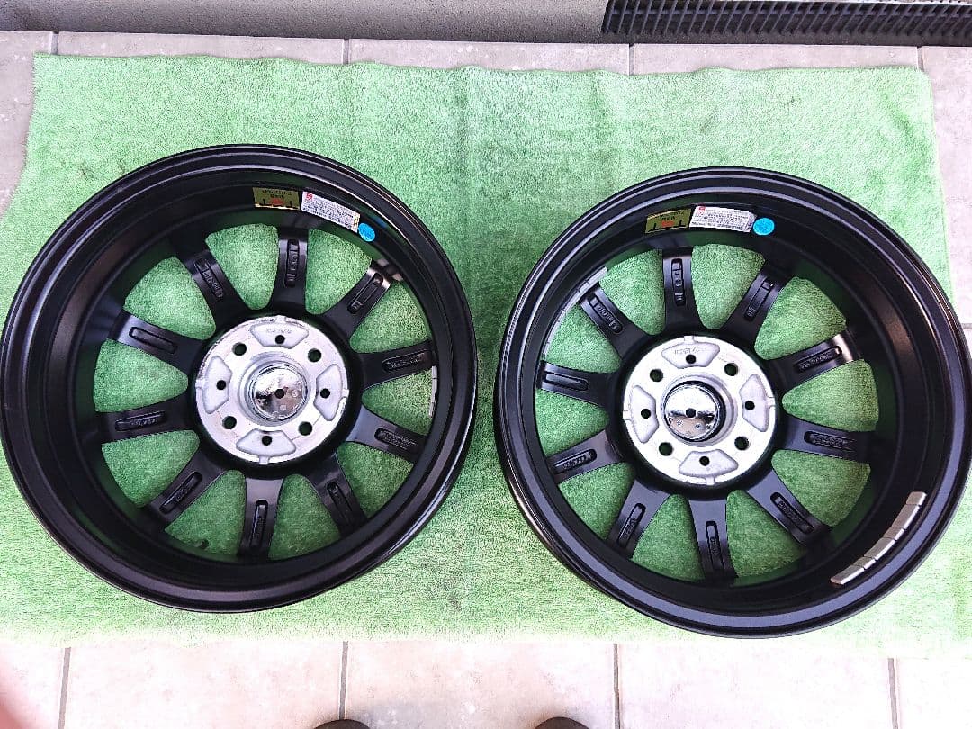 ②【極美品】軽自動車専用ホイール4本セット 14/4.5J 4/100 ＋45