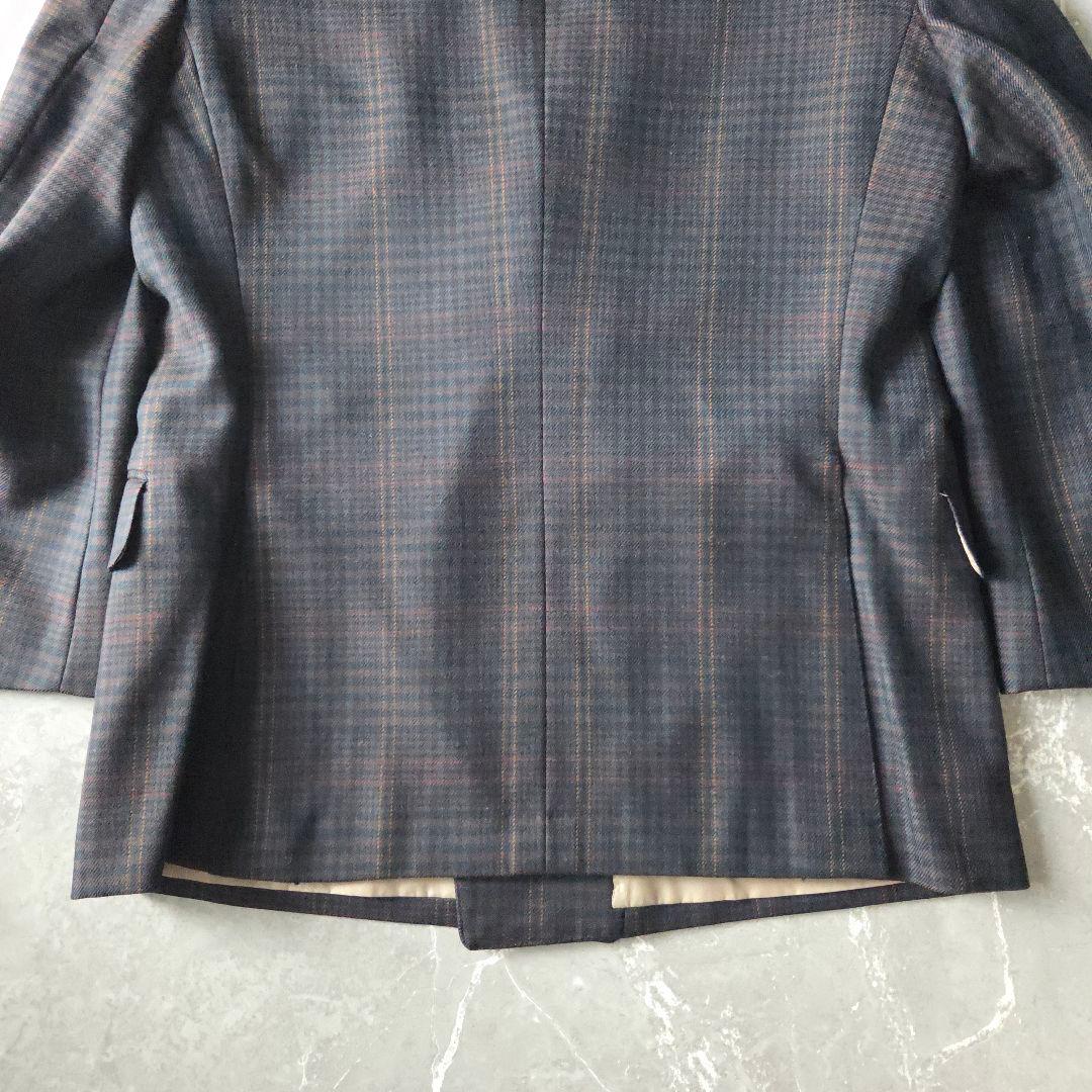 90s 日本製 Burberrys 金ボタン ホースロゴ ダブルブレスト 紺ブレ