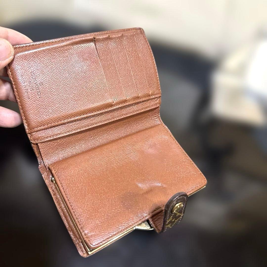 ③☆在庫SALE/良品 ♪モノグラム がま口 財布