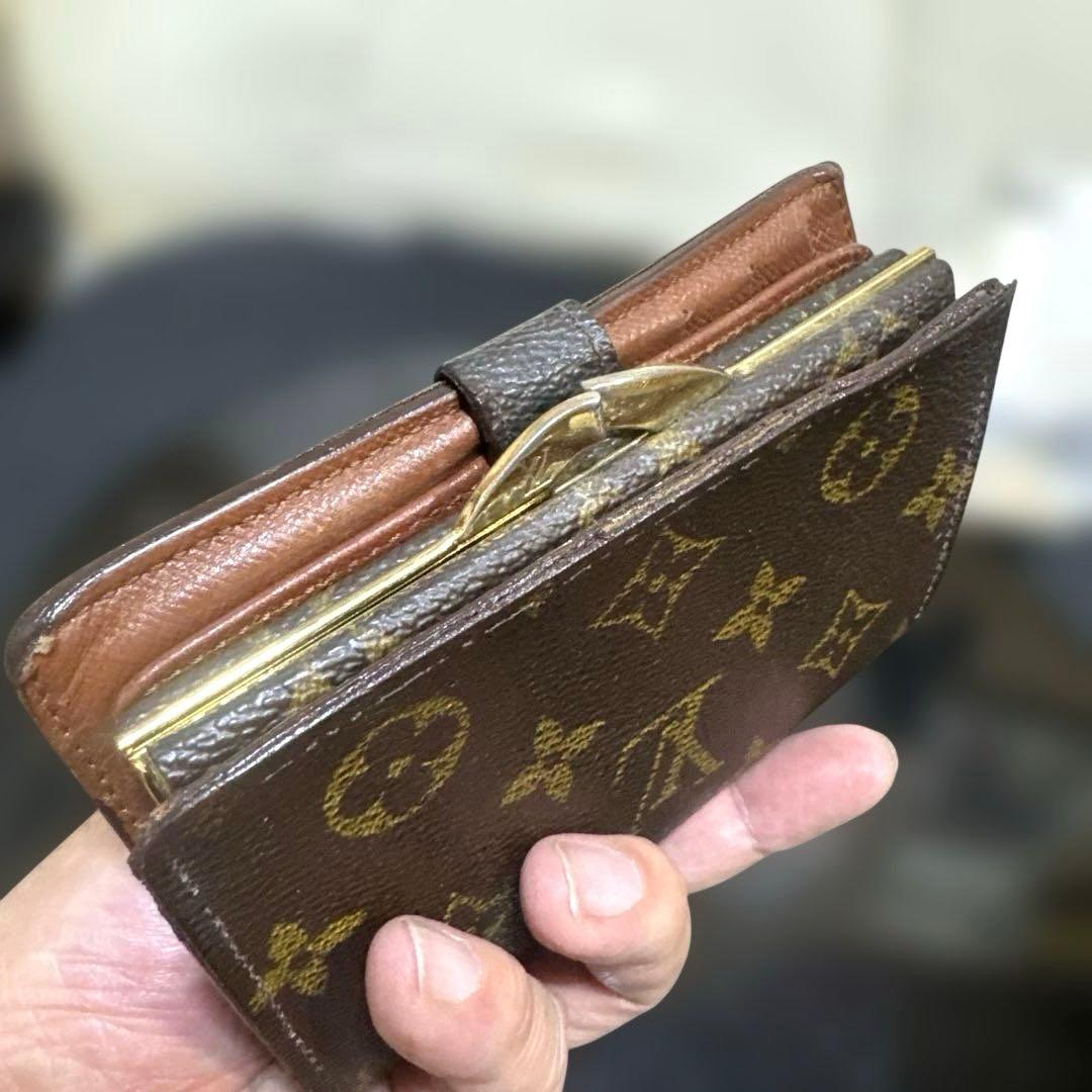 ③☆在庫SALE/良品 ♪モノグラム がま口 財布