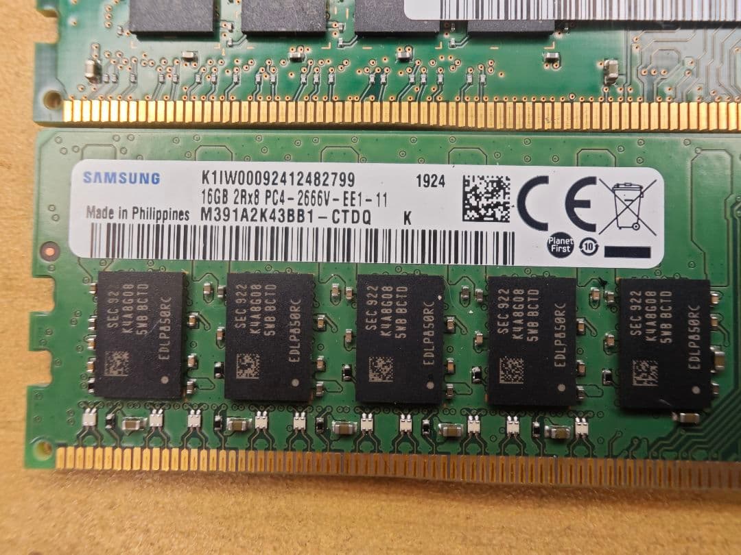 m*o様 16GB DDR4 メモリ 2枚