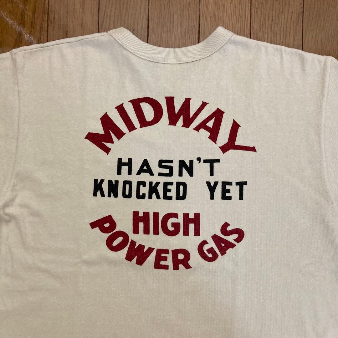 フリーホイーラーズ　Tシャツ　\"MIDWAY GASOLINE\"　Lサイズ