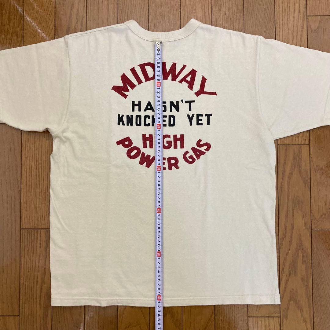 フリーホイーラーズ　Tシャツ　\"MIDWAY GASOLINE\"　Lサイズ