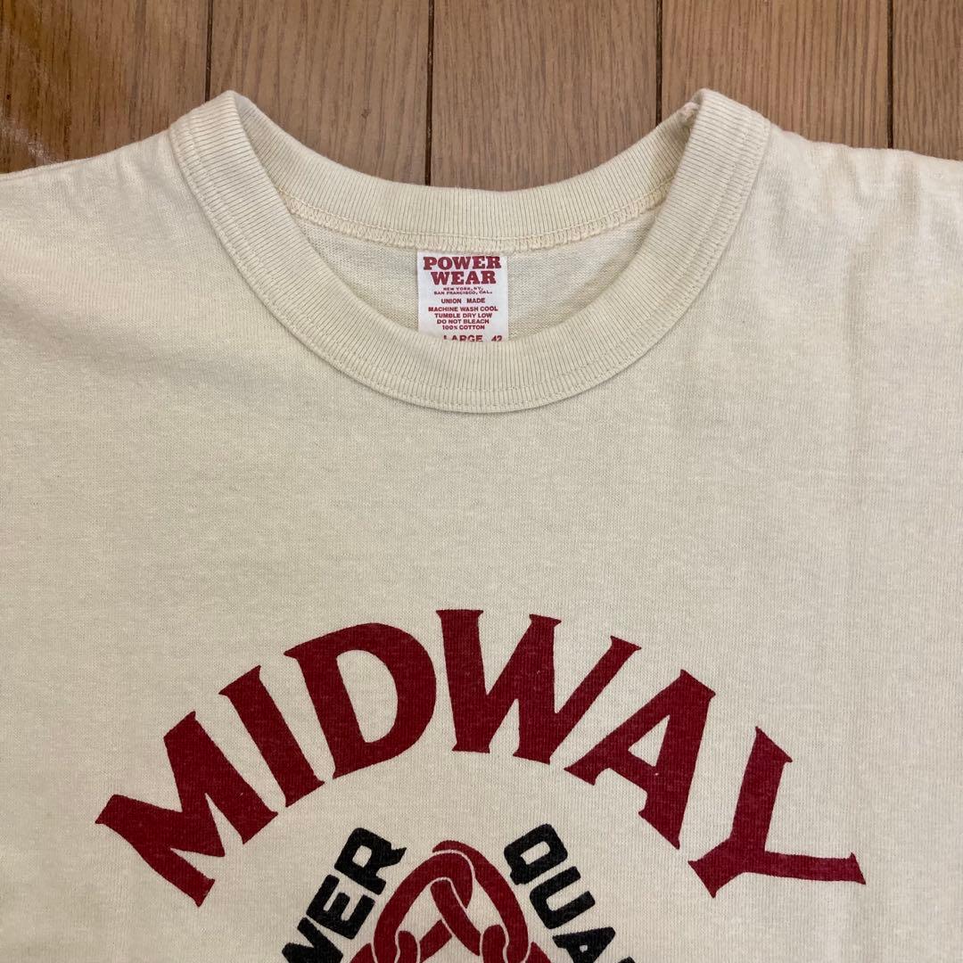 フリーホイーラーズ　Tシャツ　\"MIDWAY GASOLINE\"　Lサイズ