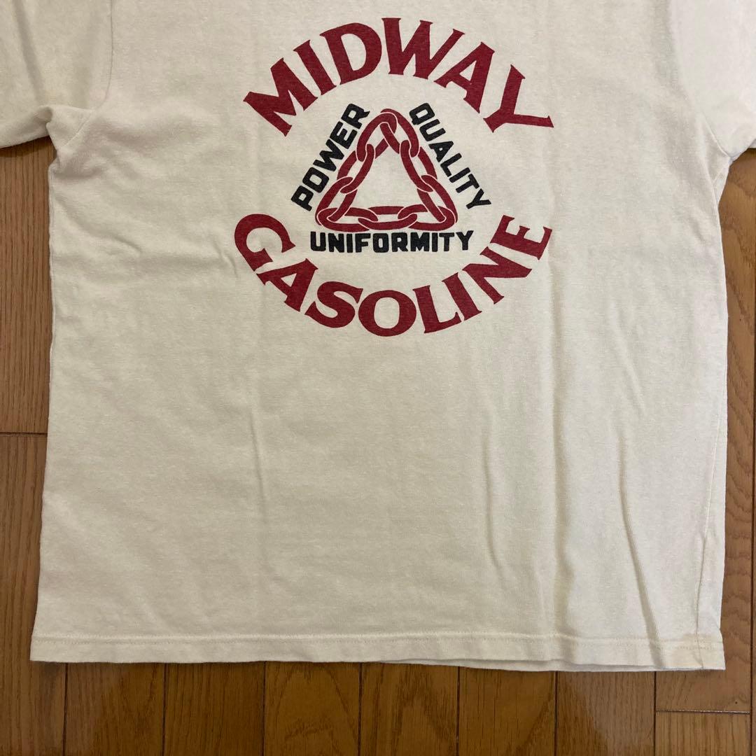 フリーホイーラーズ　Tシャツ　\"MIDWAY GASOLINE\"　Lサイズ