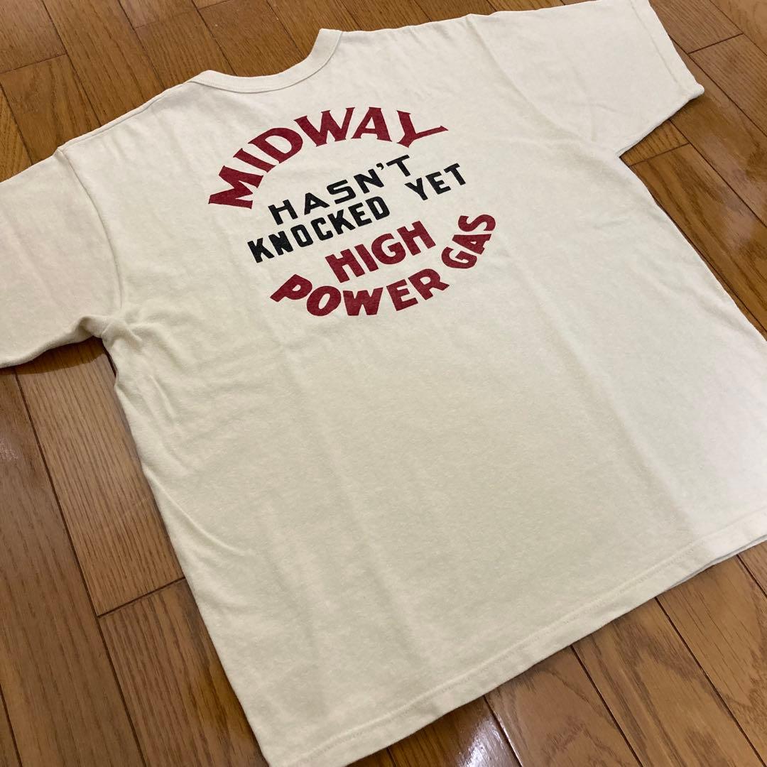 フリーホイーラーズ　Tシャツ　\"MIDWAY GASOLINE\"　Lサイズ