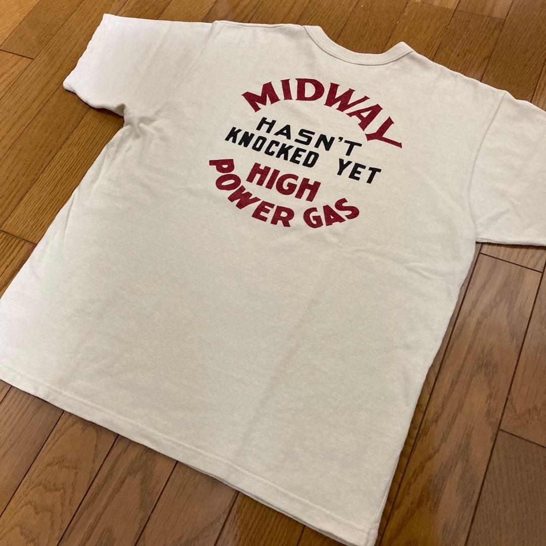 フリーホイーラーズ　Tシャツ　\"MIDWAY GASOLINE\"　Lサイズ