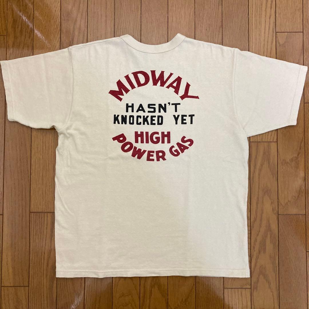 フリーホイーラーズ　Tシャツ　\"MIDWAY GASOLINE\"　Lサイズ
