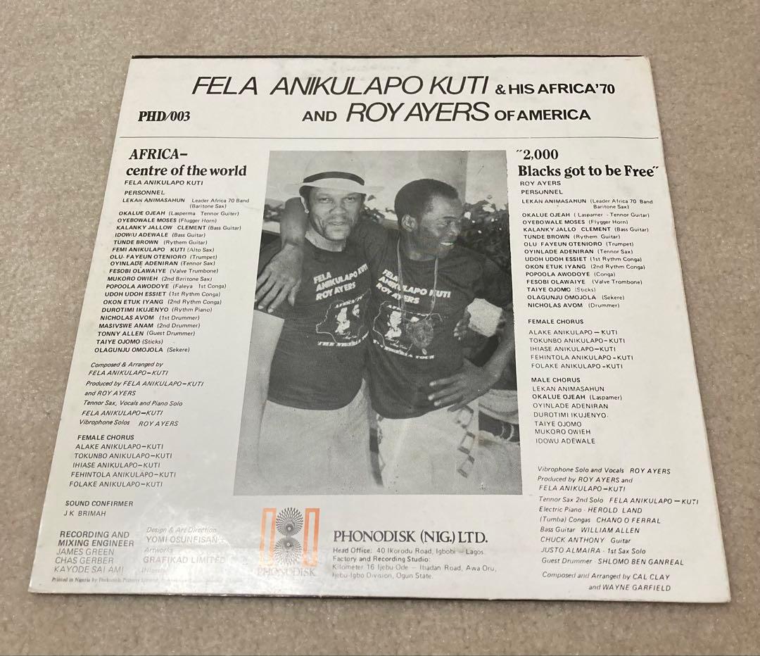 洋楽 Fela Kuti & Roy Ayers - Music of