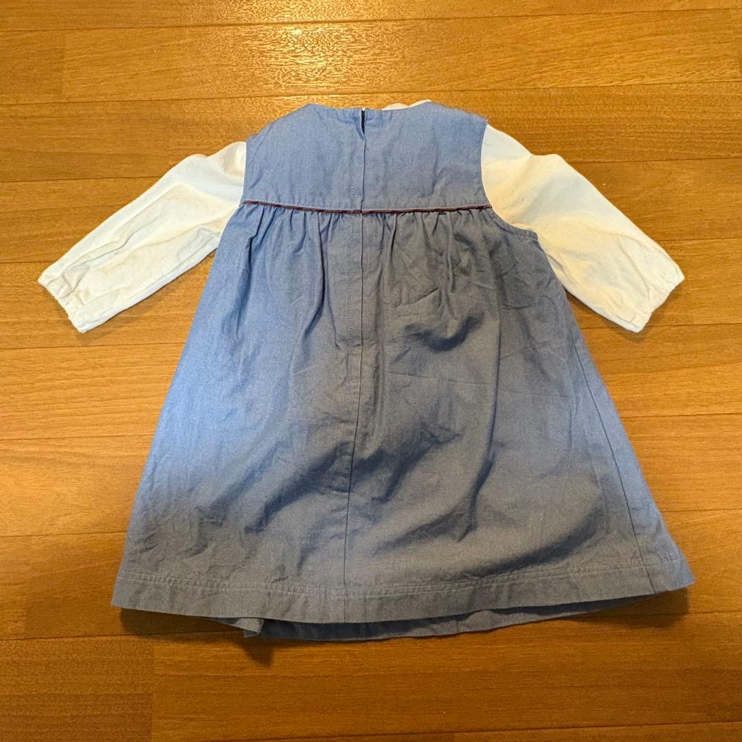 【ファミリア美品】ジャンパースカート・ブラウスセット
