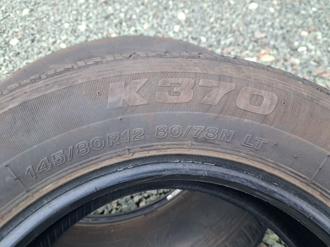 BRIDGESTONE　145/80R12 80/78 4本　2022年製