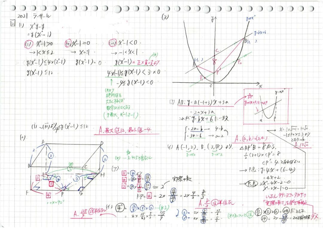 今だけ3割引塾講師オリジナル数学解説 ラサール 高校入試 過去問 2018-22