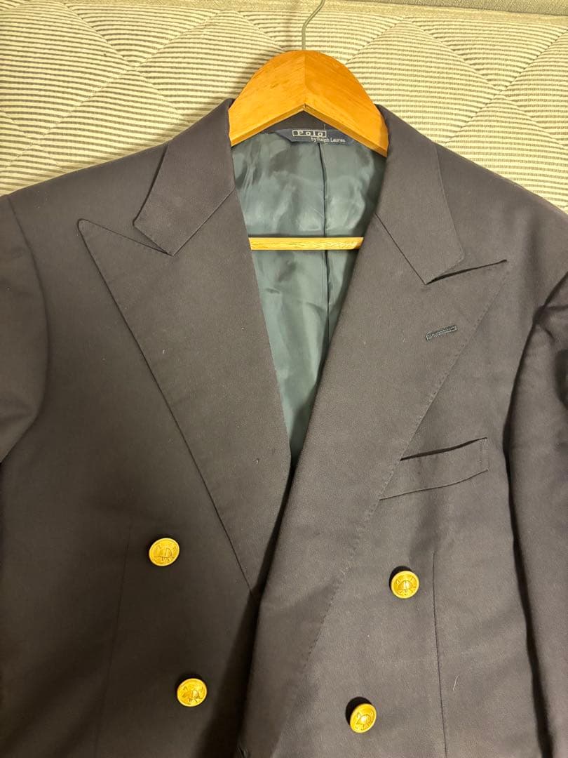 Polo by Ralph Lauren 紺ブレザー　金ボタン　80s 90s