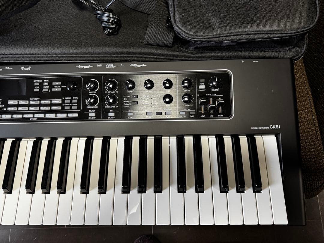 YAMAHA CK61 純正ケースセット ステージキーボード 新品同様