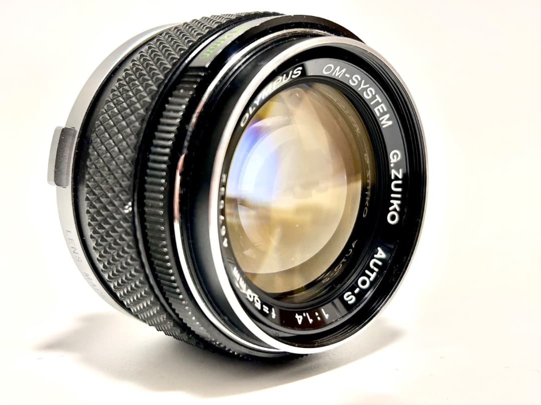 美品☆露出計,ストロボ以外完動 OLYMPUS OM-1 + 50mm F1.4