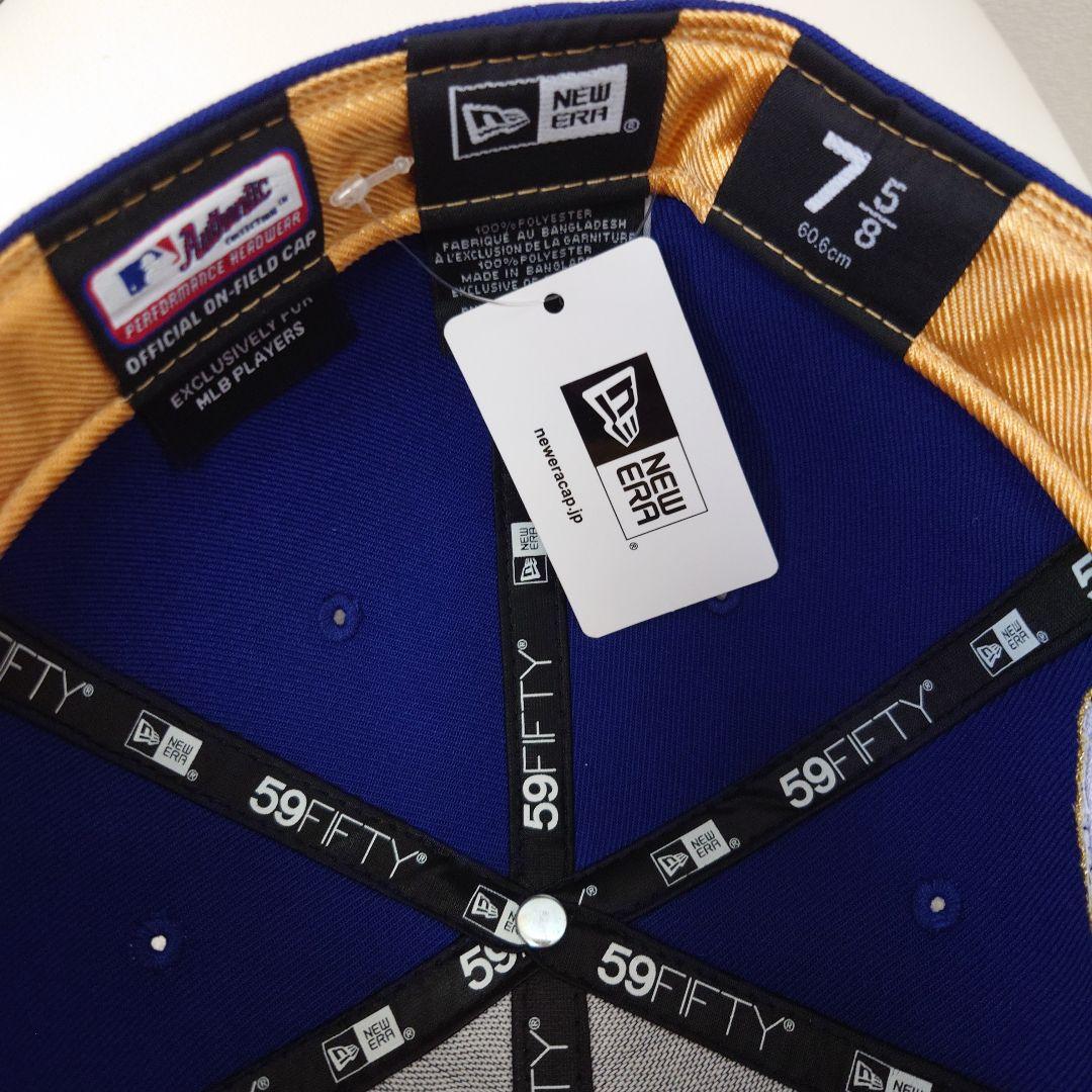 【新品・未使用品】ニューエラ 59FIFTY ゴールド 24 25 ドジャース