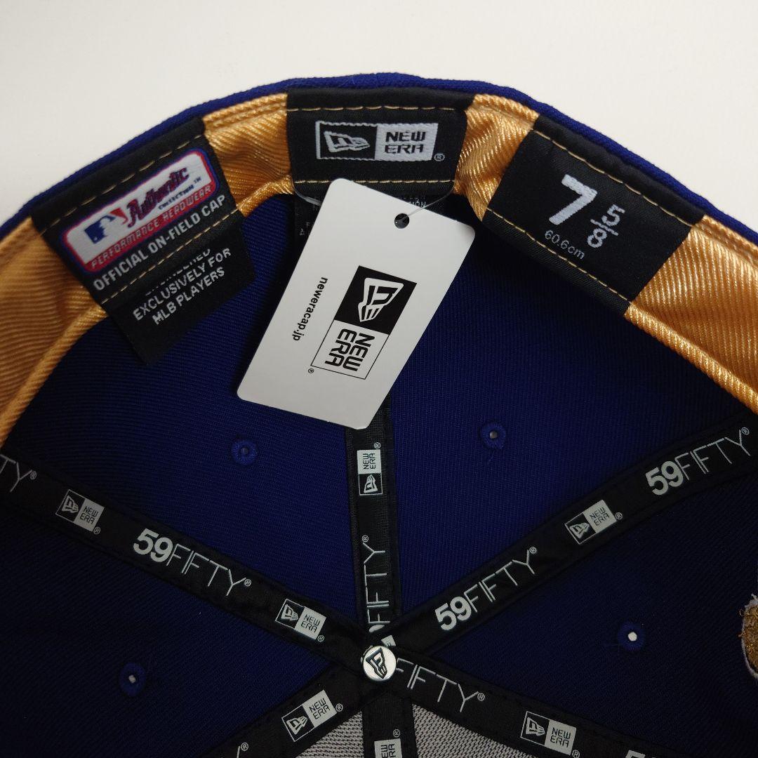 【新品・未使用品】ニューエラ 59FIFTY ゴールド 24 25 ドジャース
