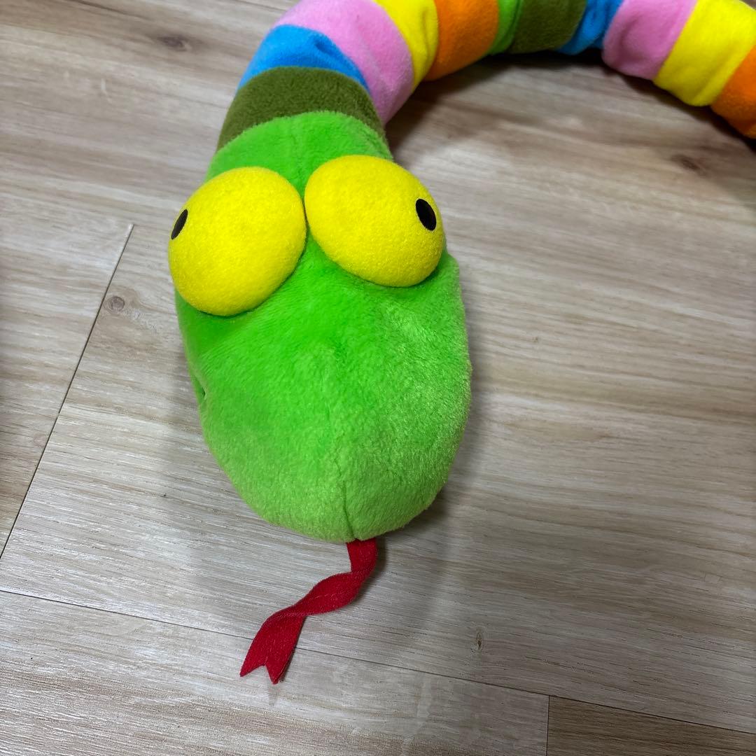バムとケロのしましまヘビぬいぐるみ　約90cm