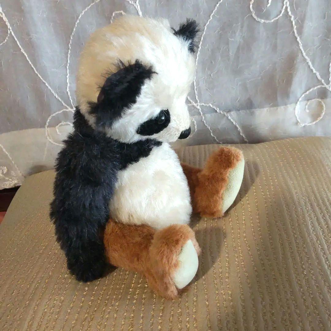 パンダ　テディベア　ブラウン　国内作家様　約20cm