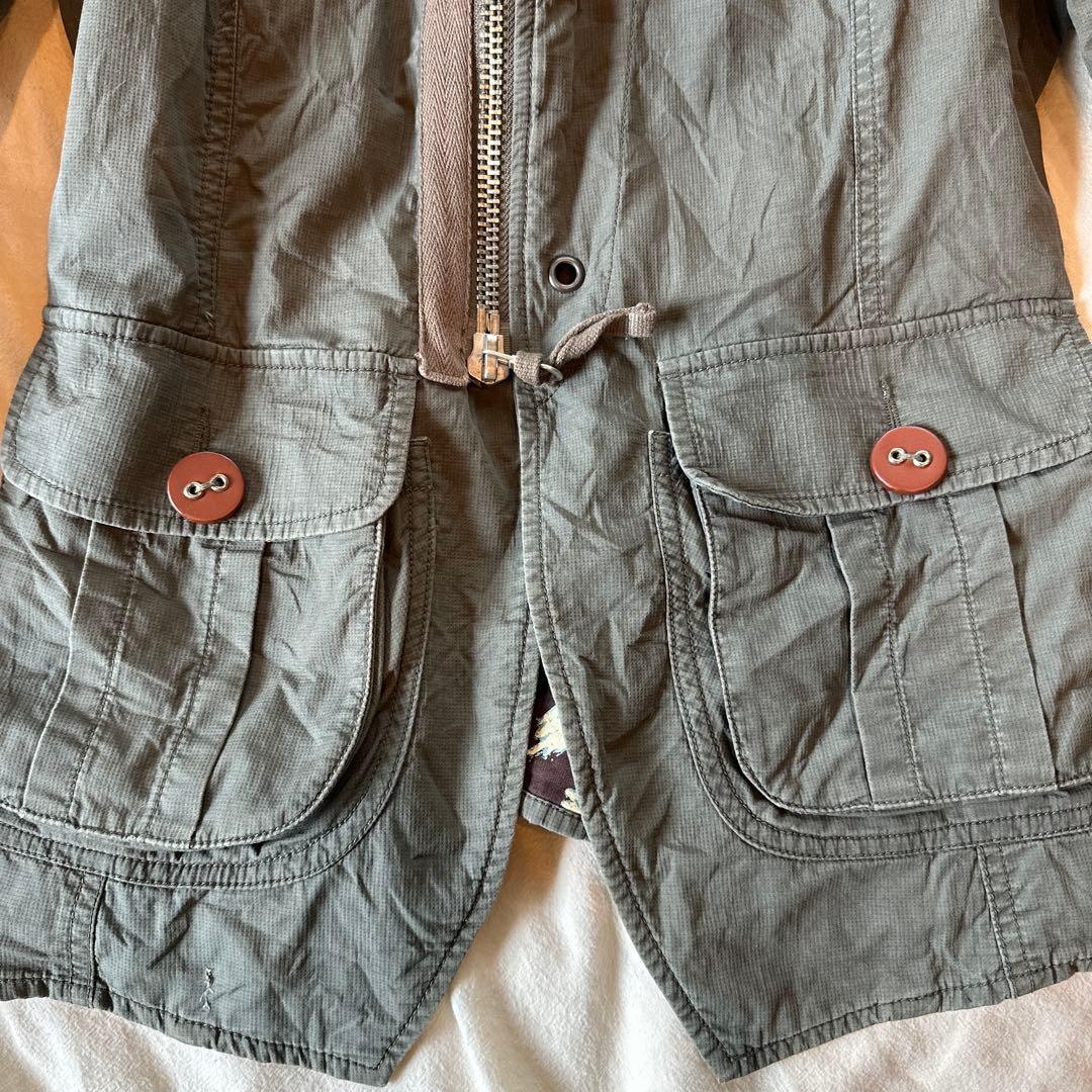 DIESEL archive military jacket Y2Kグランジ