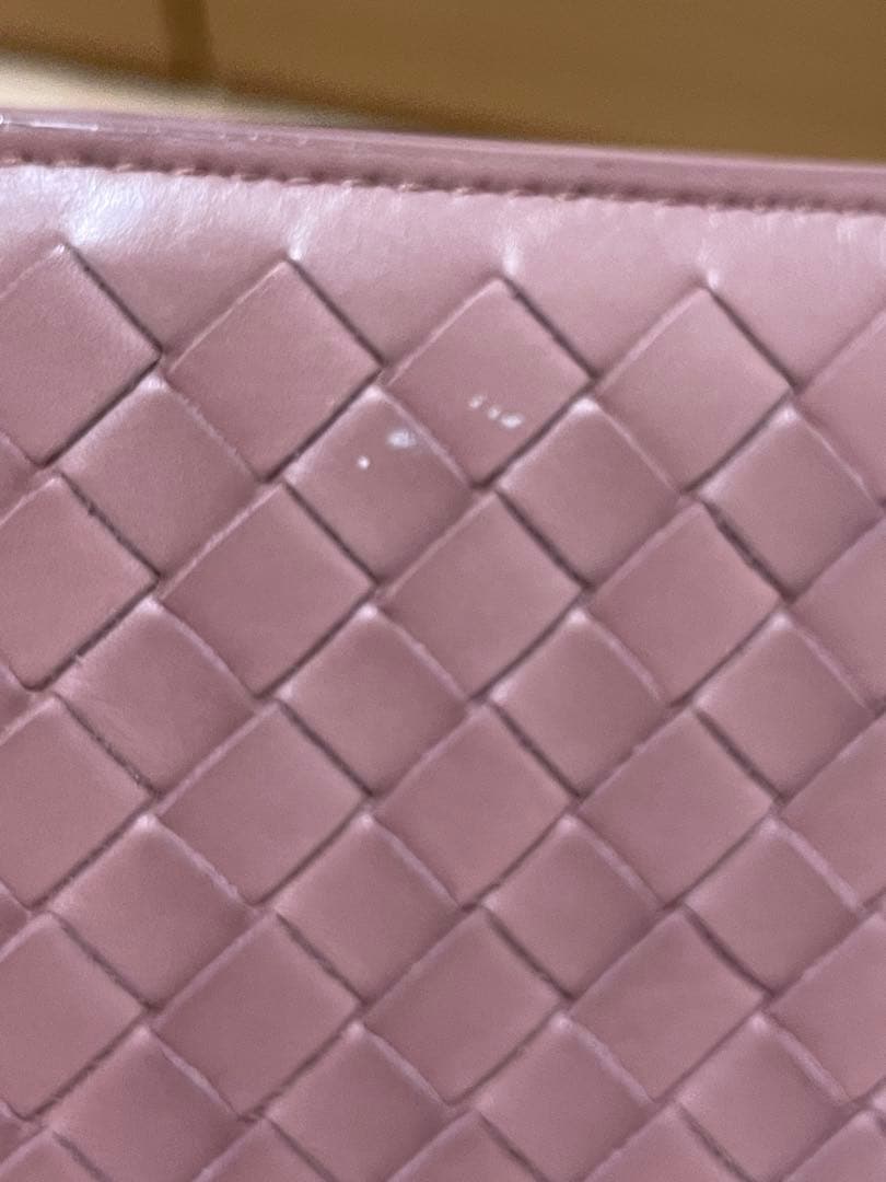 Bottega Veneta 三つ折り財布 ベージュピンク