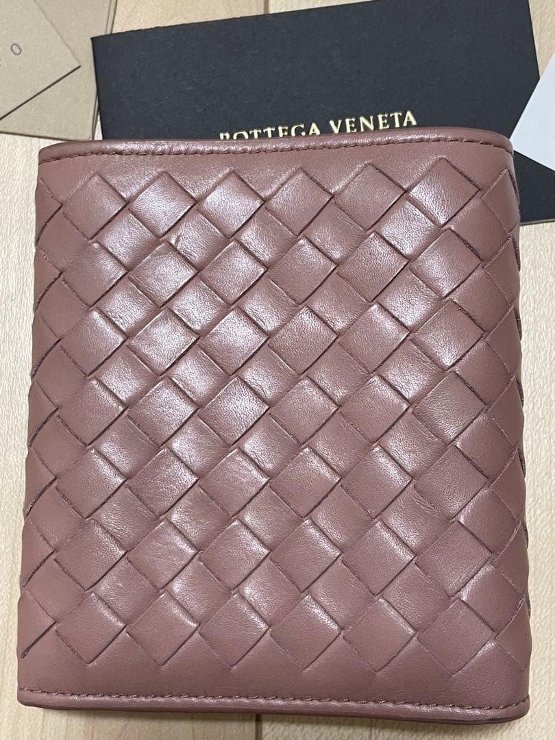 Bottega Veneta 三つ折り財布 ベージュピンク