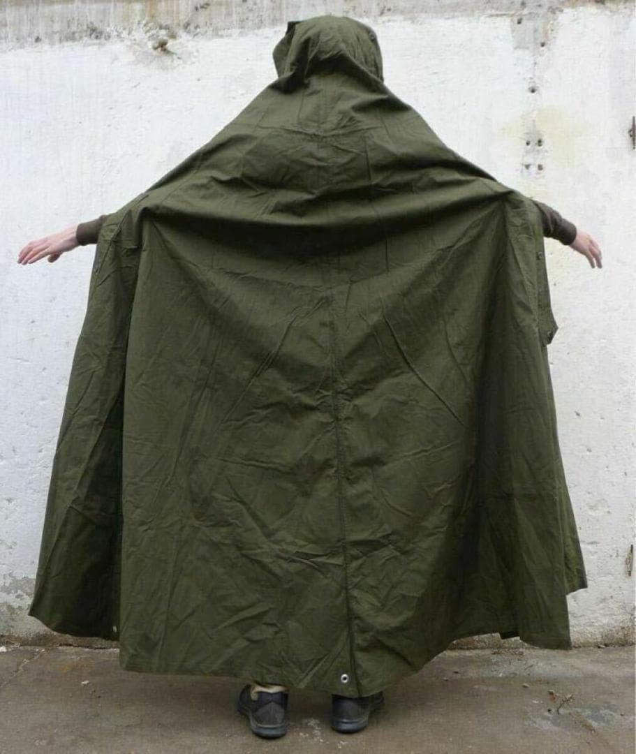 ポーランド軍 ポンチョ テント サイズ3 180-190 年代記載なしペア