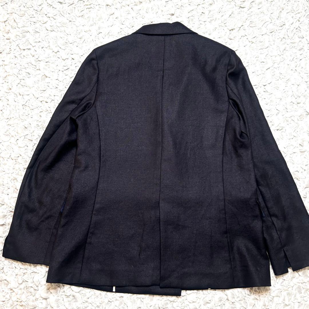 美品 green label relaxing リネンライクダブルジャケット