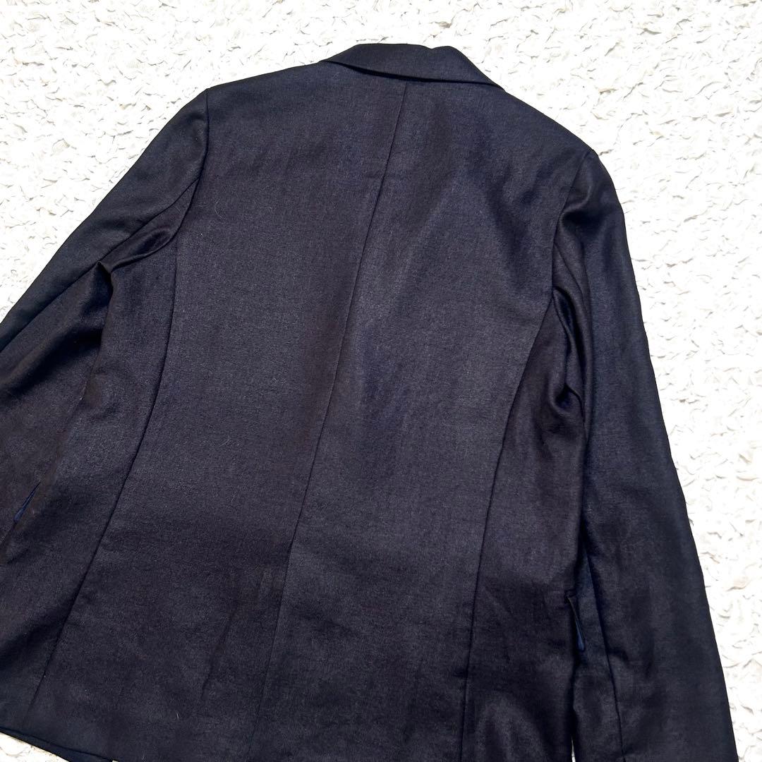 美品 green label relaxing リネンライクダブルジャケット