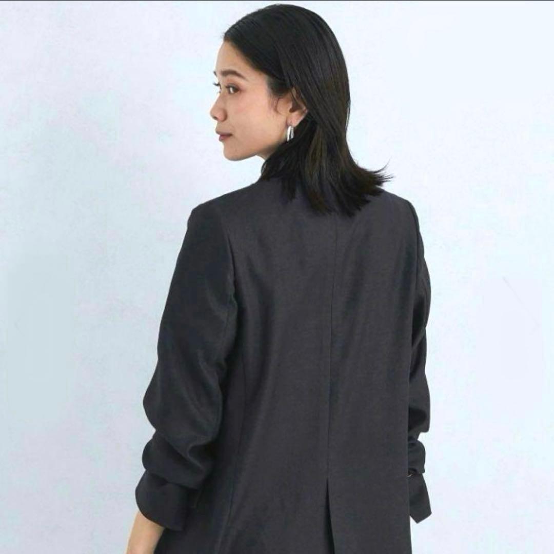 美品 green label relaxing リネンライクダブルジャケット