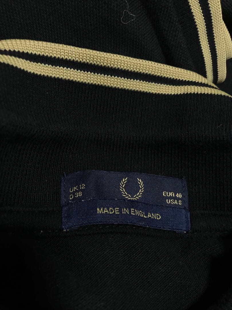 FRED PERRYフレッドペリーの半袖ポロシャツMADE IN ENGLAND