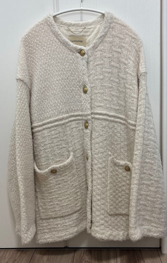 Curensology✴︎レリーフジャガードカーディガン ✴︎¥37,400