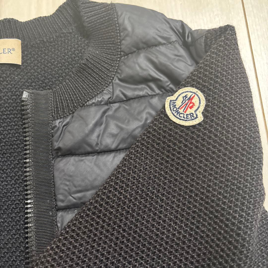 Moncler ブラック カーディガン 長袖