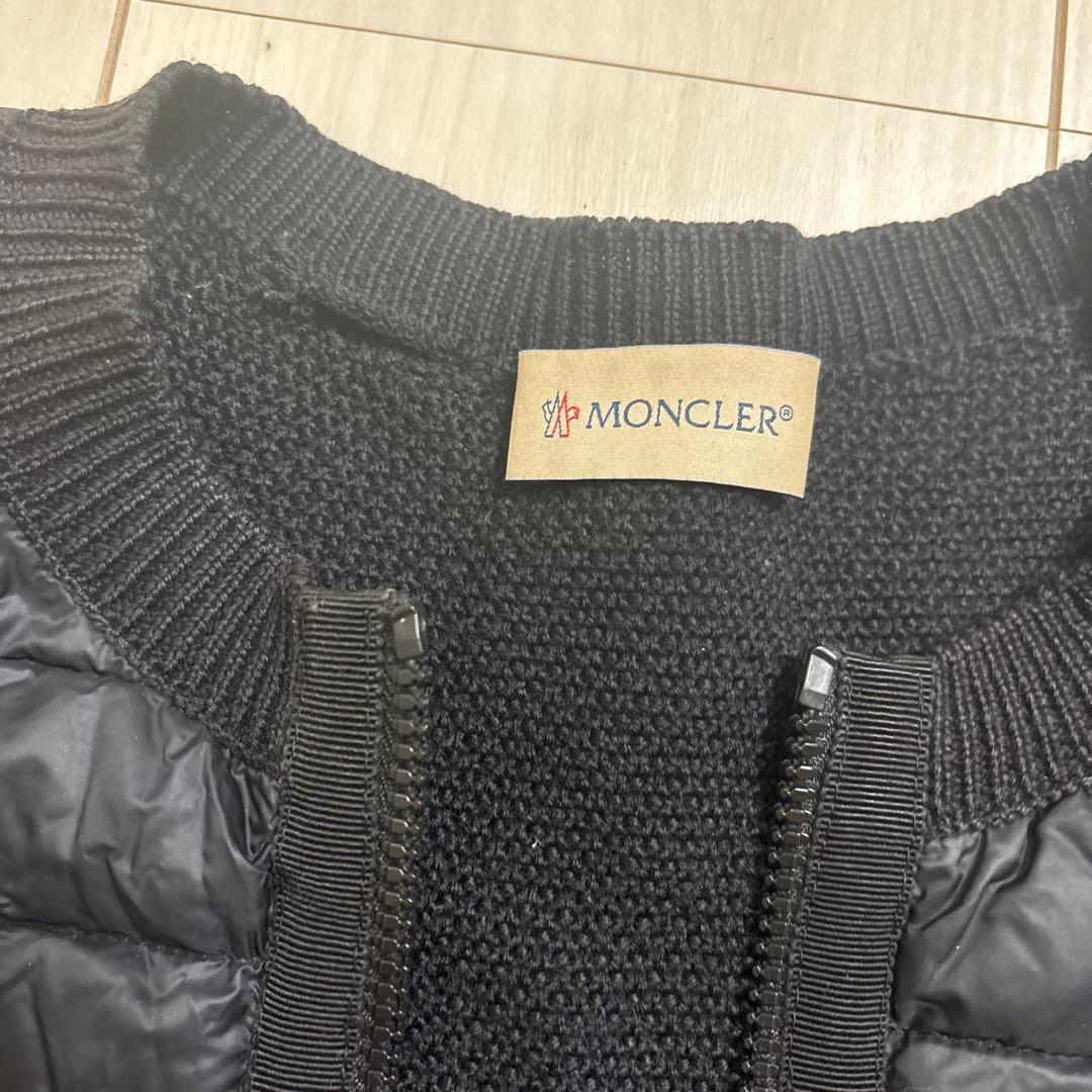 Moncler ブラック カーディガン 長袖