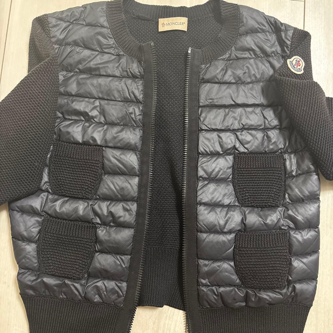 Moncler ブラック カーディガン 長袖